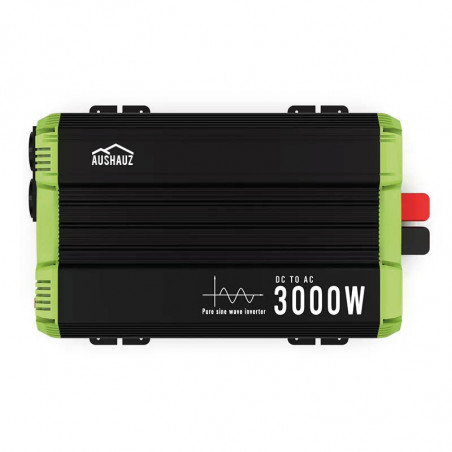 Inverter 12V–220V 3000W/6000W puhas siinus AusHauz | Autole, koju, päikesesüsteemidele